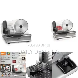 Raf Electric Food Slicer Stainless Steel Bladeanti-Skid Stand Tool