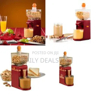 Electric Peanut Butter Maker With Removable Grinding Disk and Contain