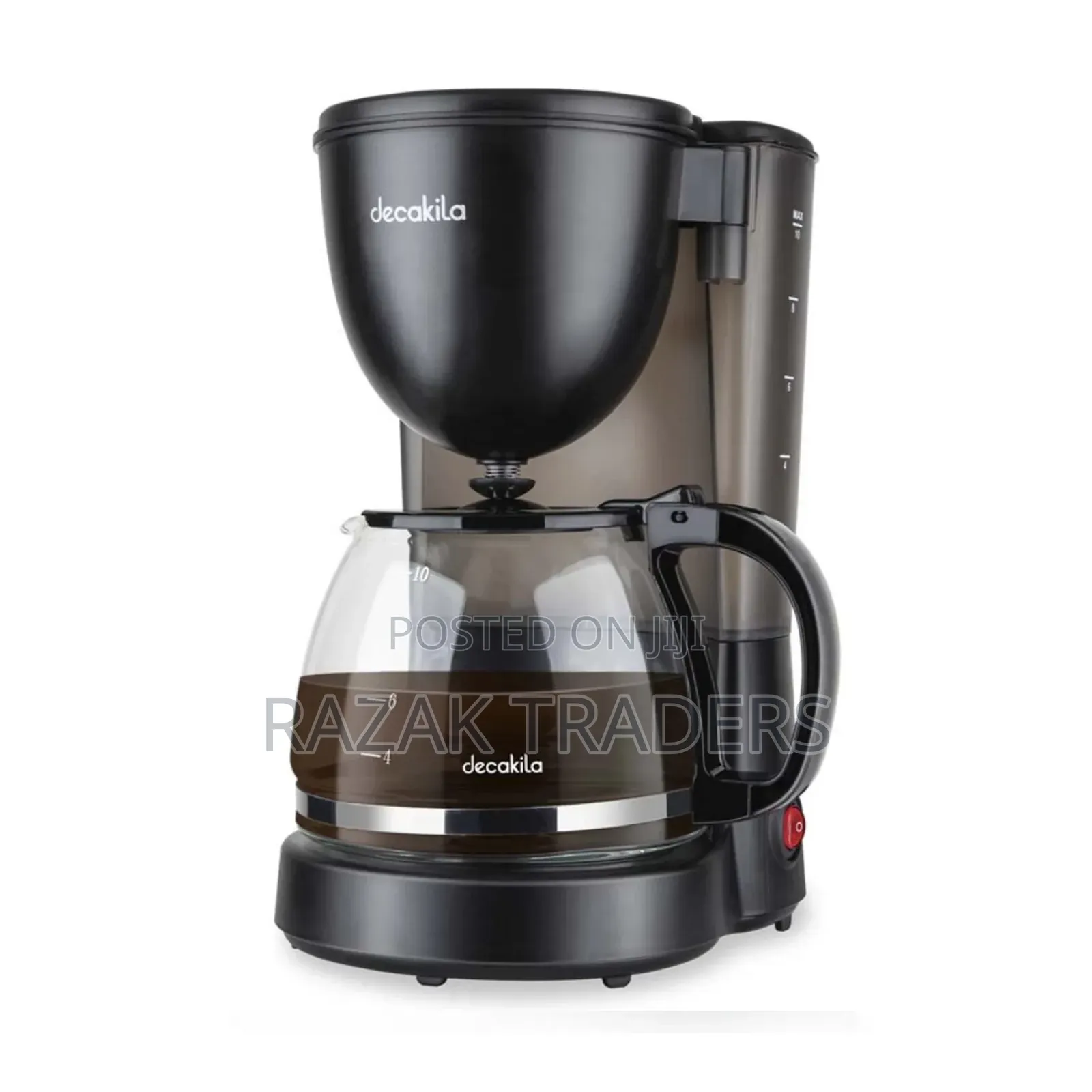 Decakila Drip Coffee Maker With Filter (Kecf001b) | 1.25l | 750w