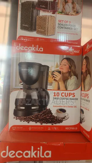 Decakila Drip Coffee Maker With Filter (Kecf001b) | 1.25l | 750w