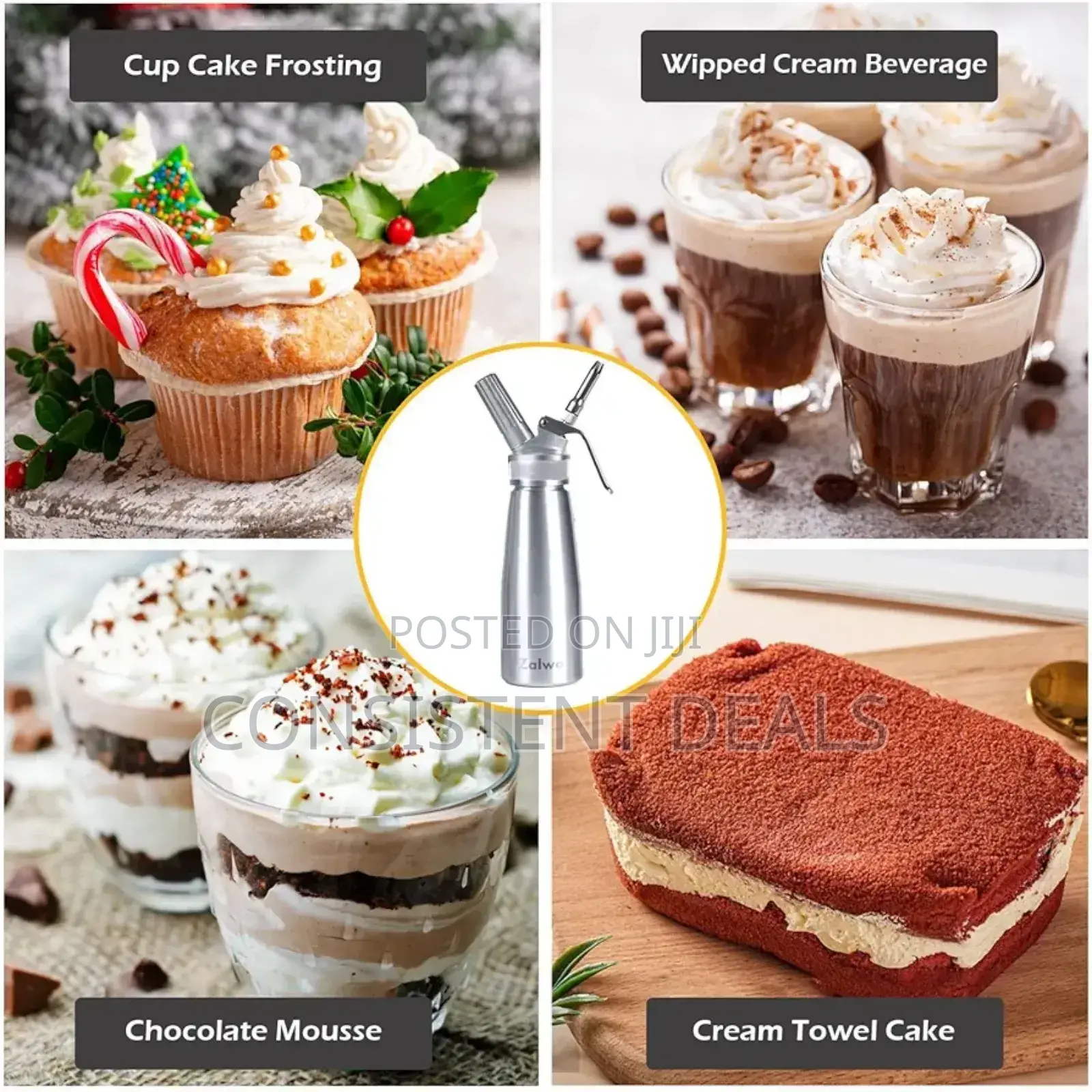 Aluminum Whipped Cream Dispenser