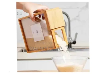 Wooden Cereal Storage Box