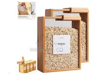 Wooden Cereal Storage Box