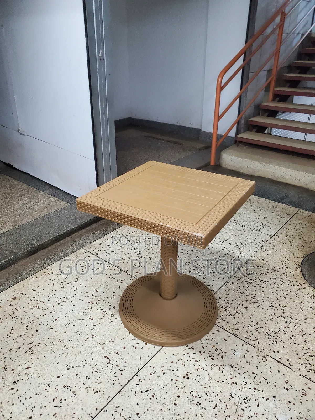 Plastic Square Table 60cm by 60cm