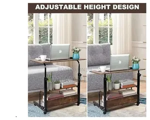 Adjustable Height Computer Bedside Table
