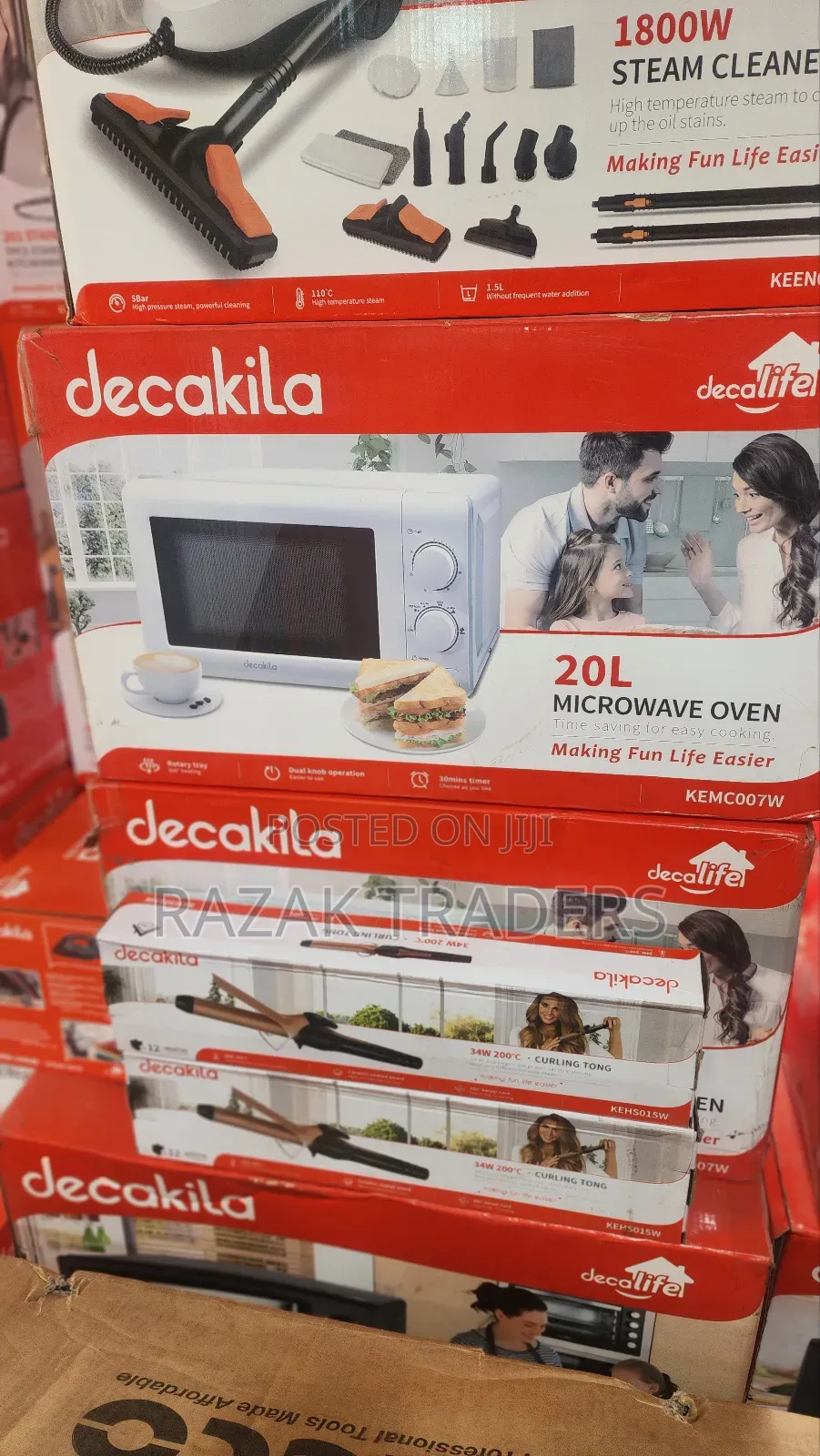 Decakila 20l Solo Microwave Oven, Kemc007w