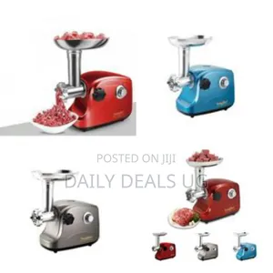 Sonifer Electric Meat Grinder Mincer - Red- Multicolor