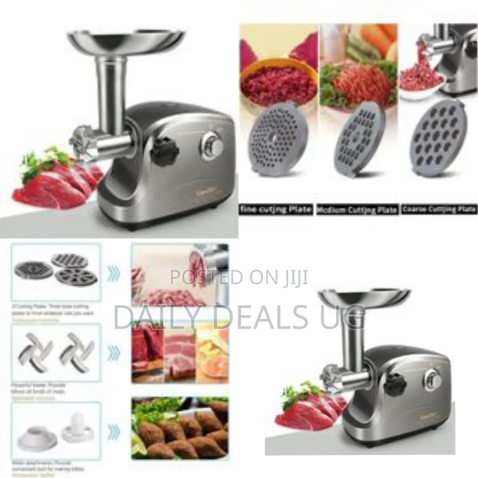 Sonifer Electric Meat Grinder Mincer - Silver