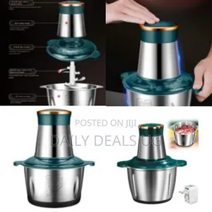 Hoffmans 2l Electric Meat Grinder Bowl Food Meat Vegetable Chopper