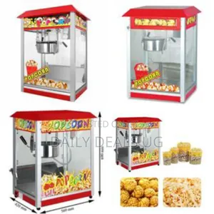 Commercial Electric Popcorn Maker Machine Movie Popcorn 1300w