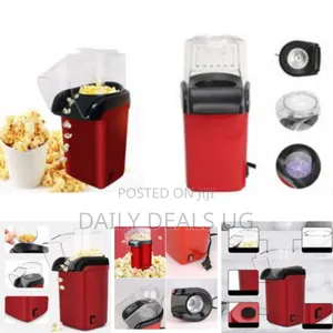 Sokany Hot Air Portable Popcorn Maker Popper Machine- Red