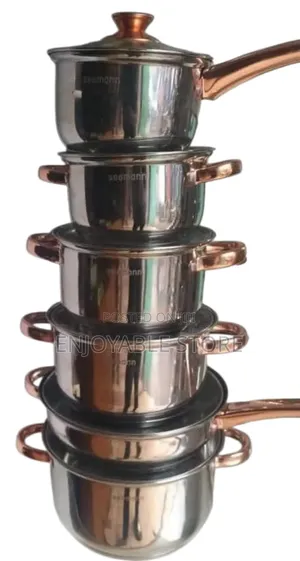 Heavy-Duty Cooking Saucepans Set Heavy-Duty Cooking Saucepans Set