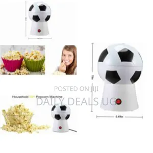 0.27 L Electric Popcorn Maker Popper (White, Black)