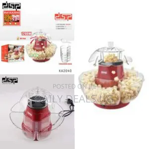 DSP Popcorn Maker With Detachable Serving Bowls for Making 70 to 80