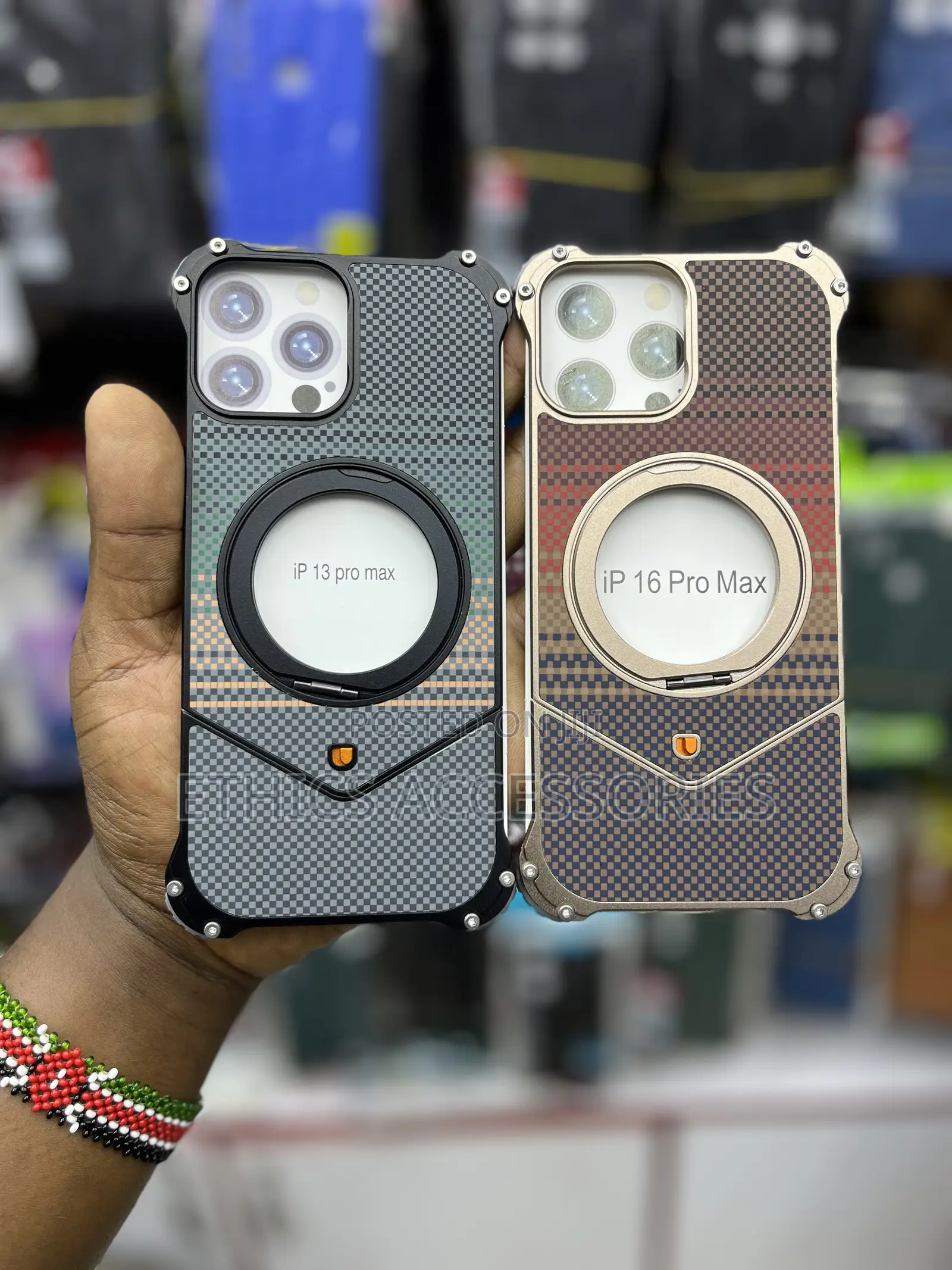 Metallic Cases for iPhones and Samsung