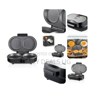 Raf Electric Burger Press Maker Round Griddle Double Mini Pancake