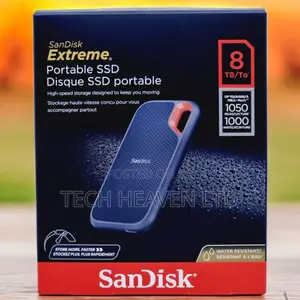 Sandisk 8tb Extreme Usb 3.2 Gen 2 Portable SSD