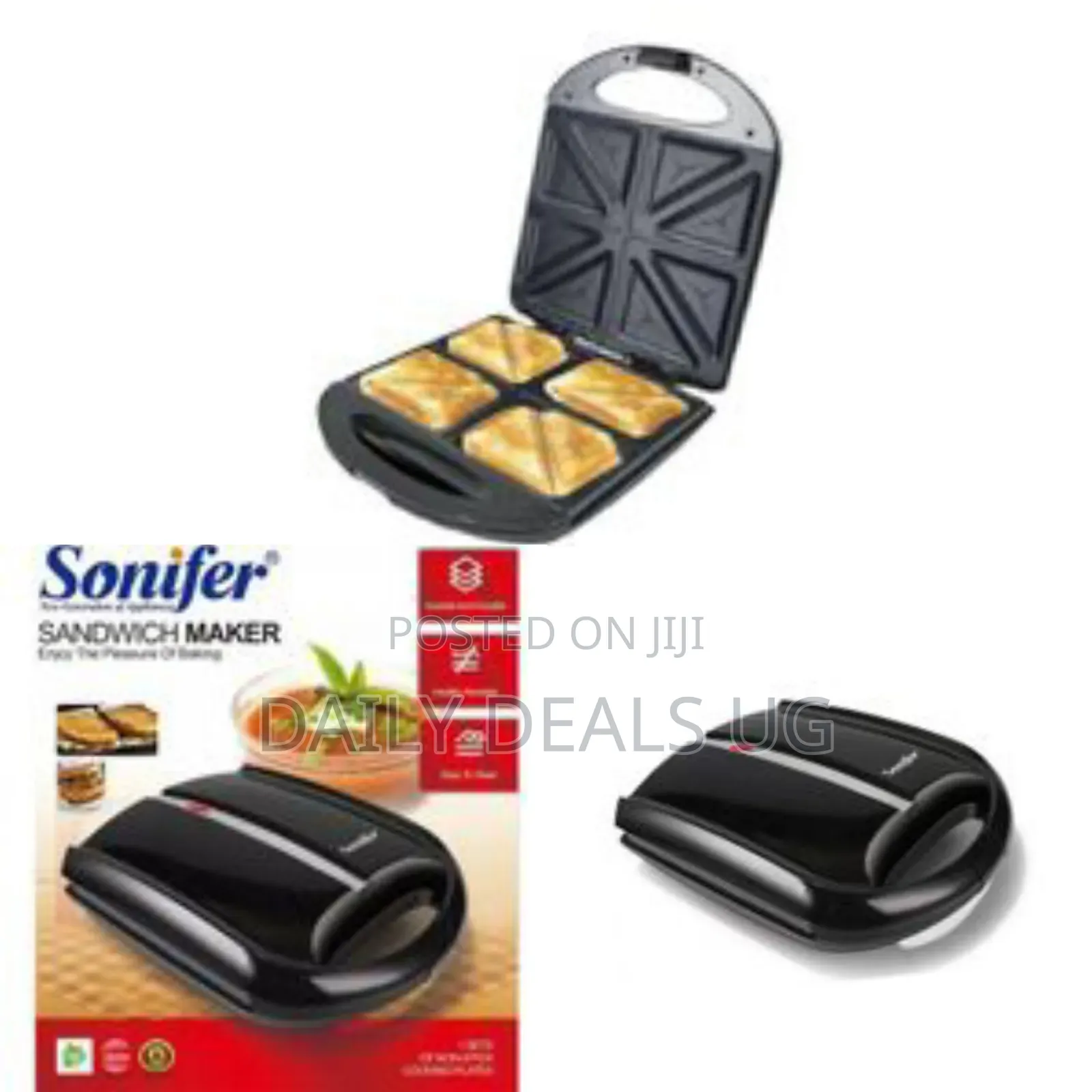 Sonifer Sandwich Maker - Black