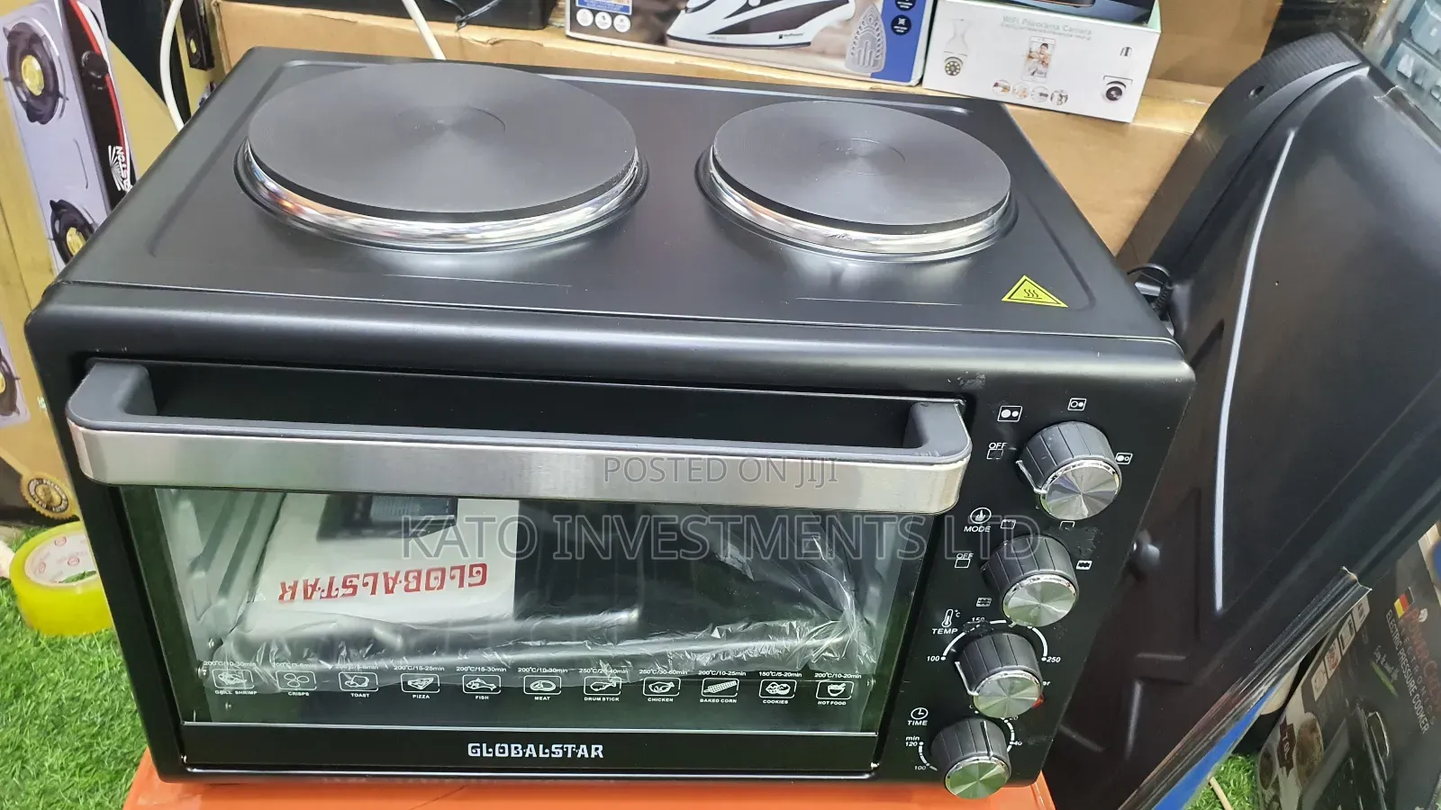 30litrs Globalstar Oven With Two Hotplate