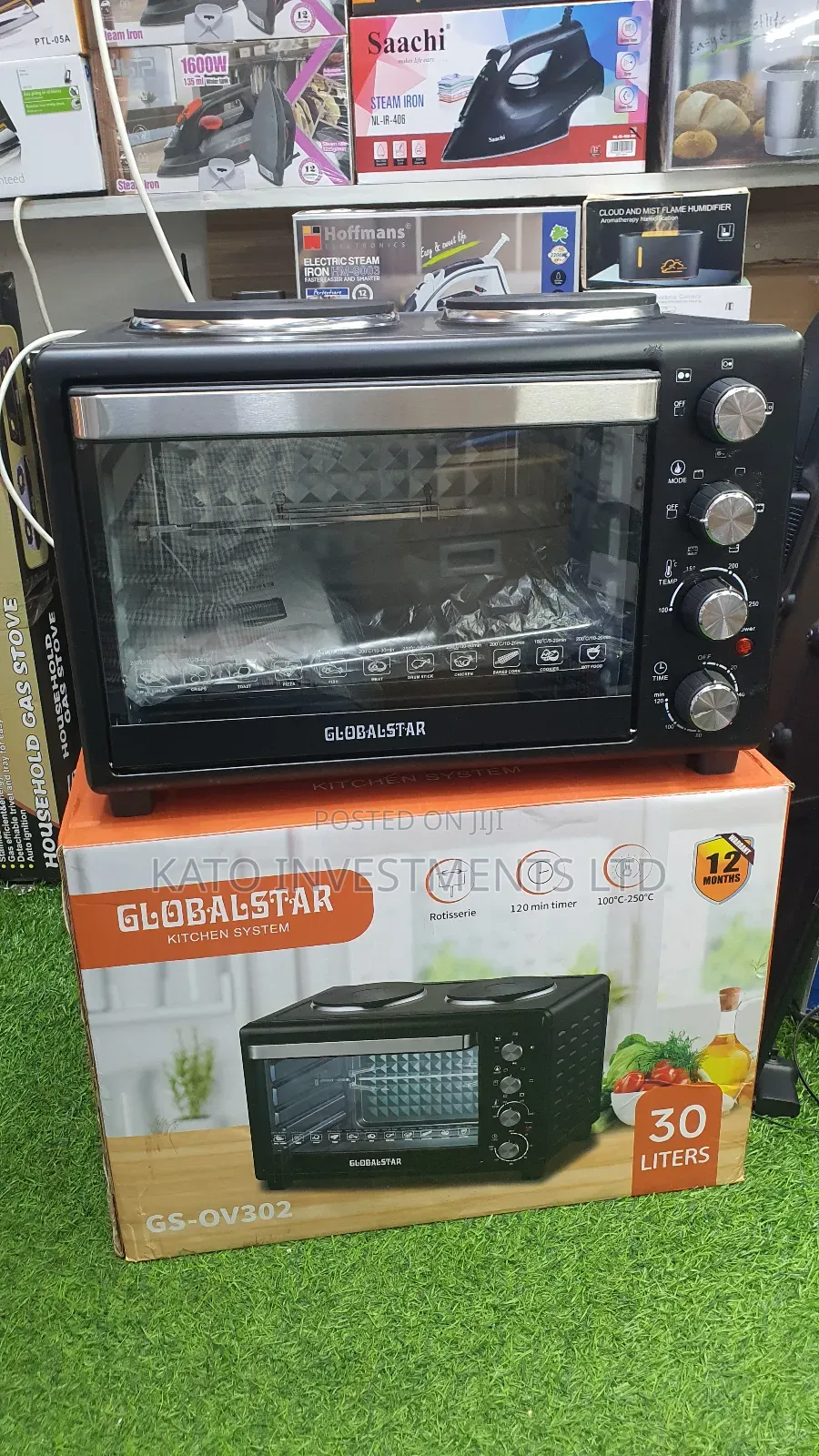 30litrs Globalstar Oven With Two Hotplate