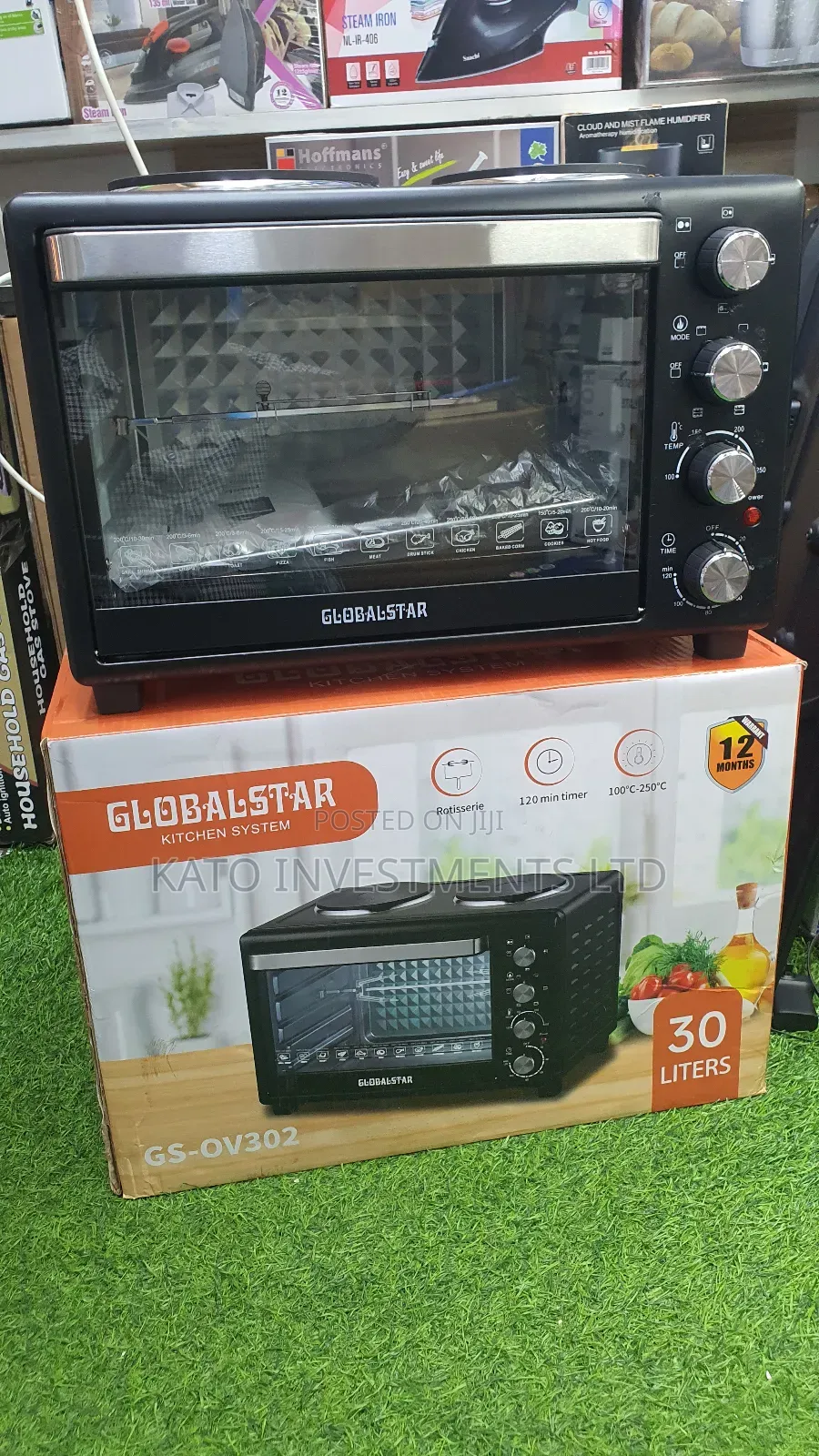 30litrs Globalstar Oven With Two Hotplate