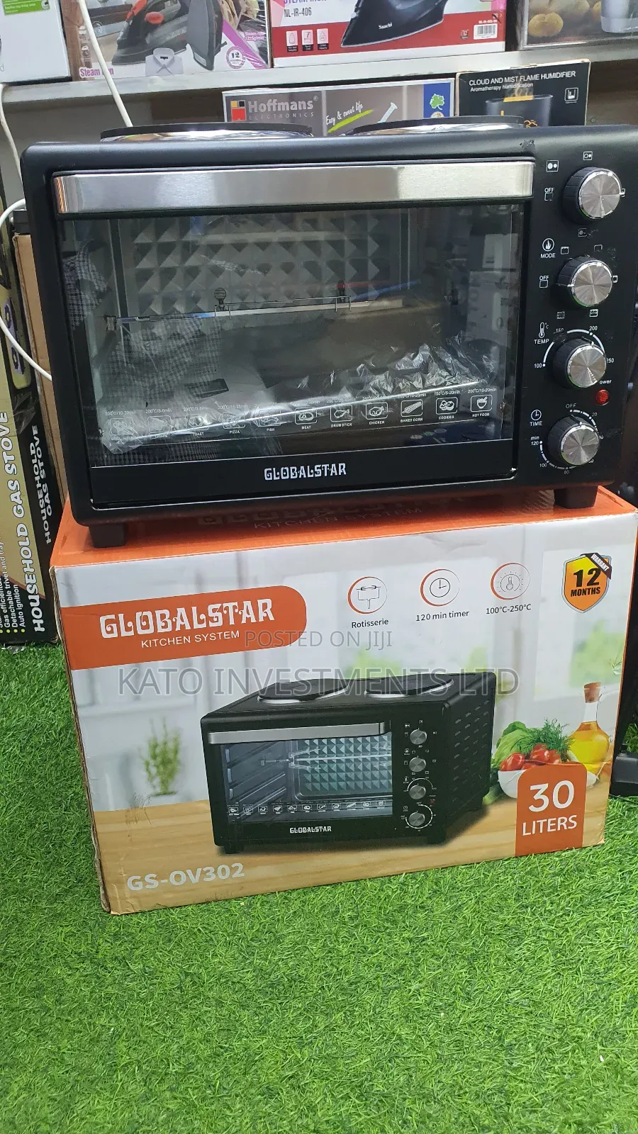 30litrs Globalstar Oven With Two Hotplate