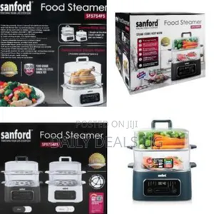 Sanford 2 Tier 9 Litre Vegetable Food Steamer 3 Speed Cooker Pot