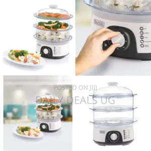 Qayym 10l Vegetable Food Steamer 3-Tier Detachable With Timer