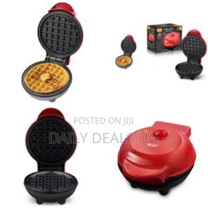 Raf Mini Waffle Maker Portable Electric Non Stick Waffle Iron Round