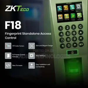 Zkteco F18 – Fingerprint Access Control Time Attendance Terminal