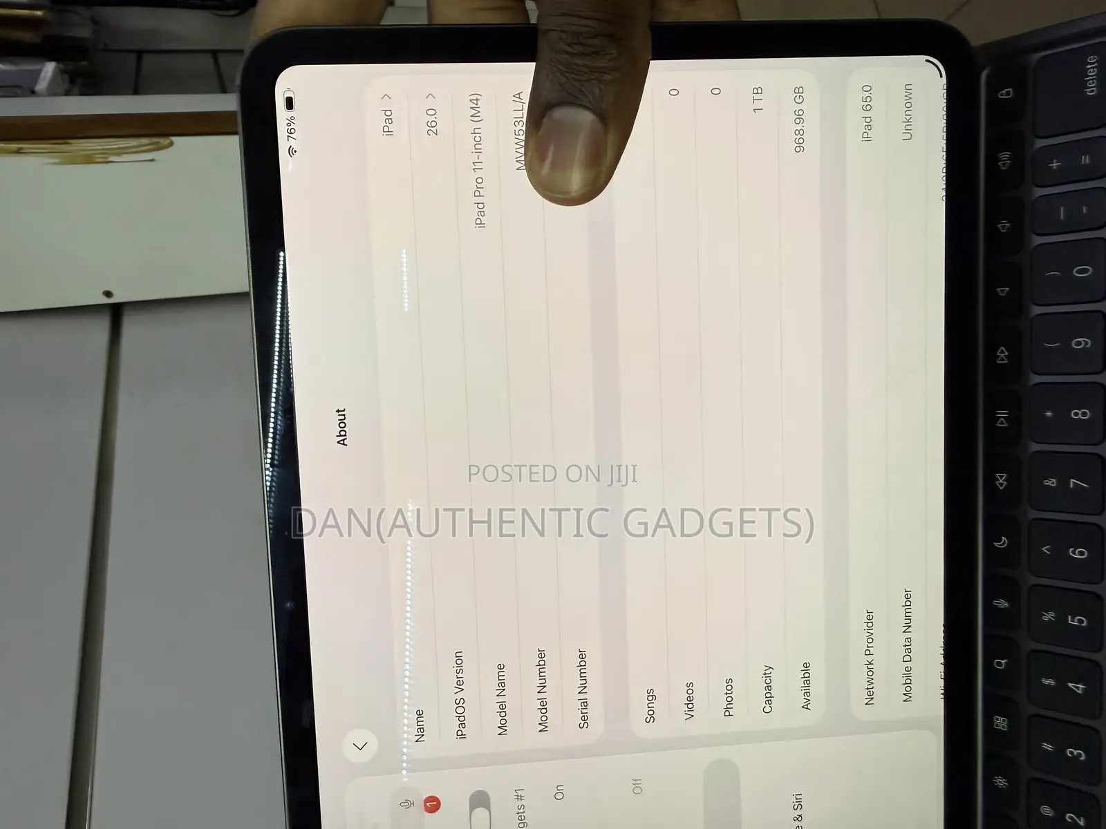 New Apple iPad Pro 11 (2024) 1 TB Gray