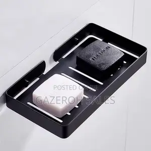 Large Soap Dish – Sleek Black Silver Options