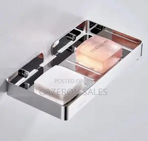 Large Soap Dish – Sleek Black Silver Options
