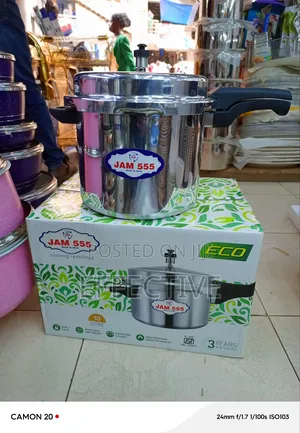 Indian 10-liter Stainless Steel Pressure Cooker.