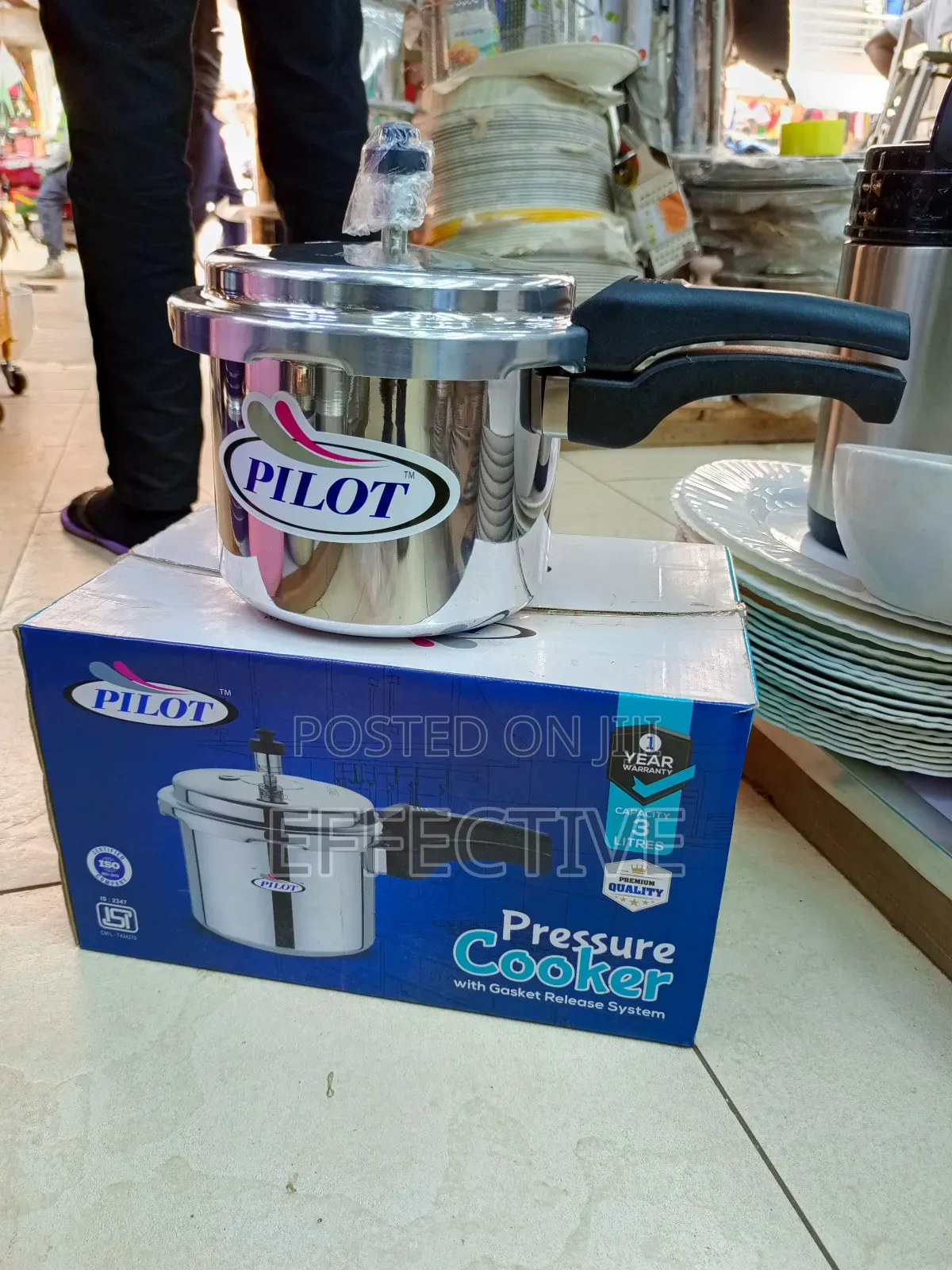 3-Liter Pilot Pressure Cooker