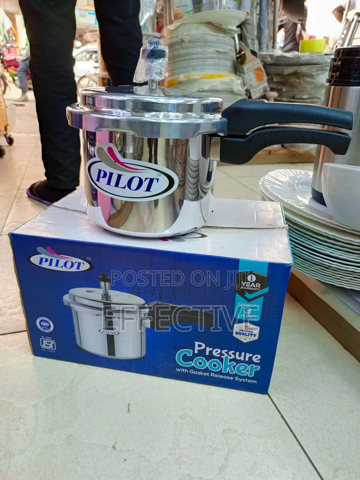 3-Liter Pilot Pressure Cooker