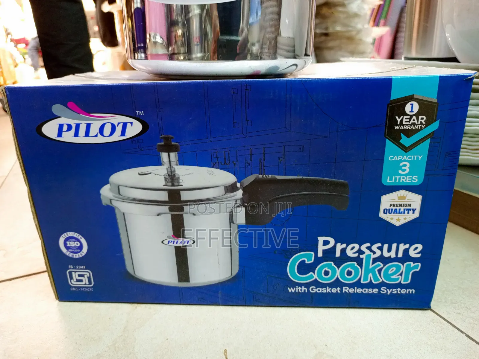 3-Liter Pilot Pressure Cooker