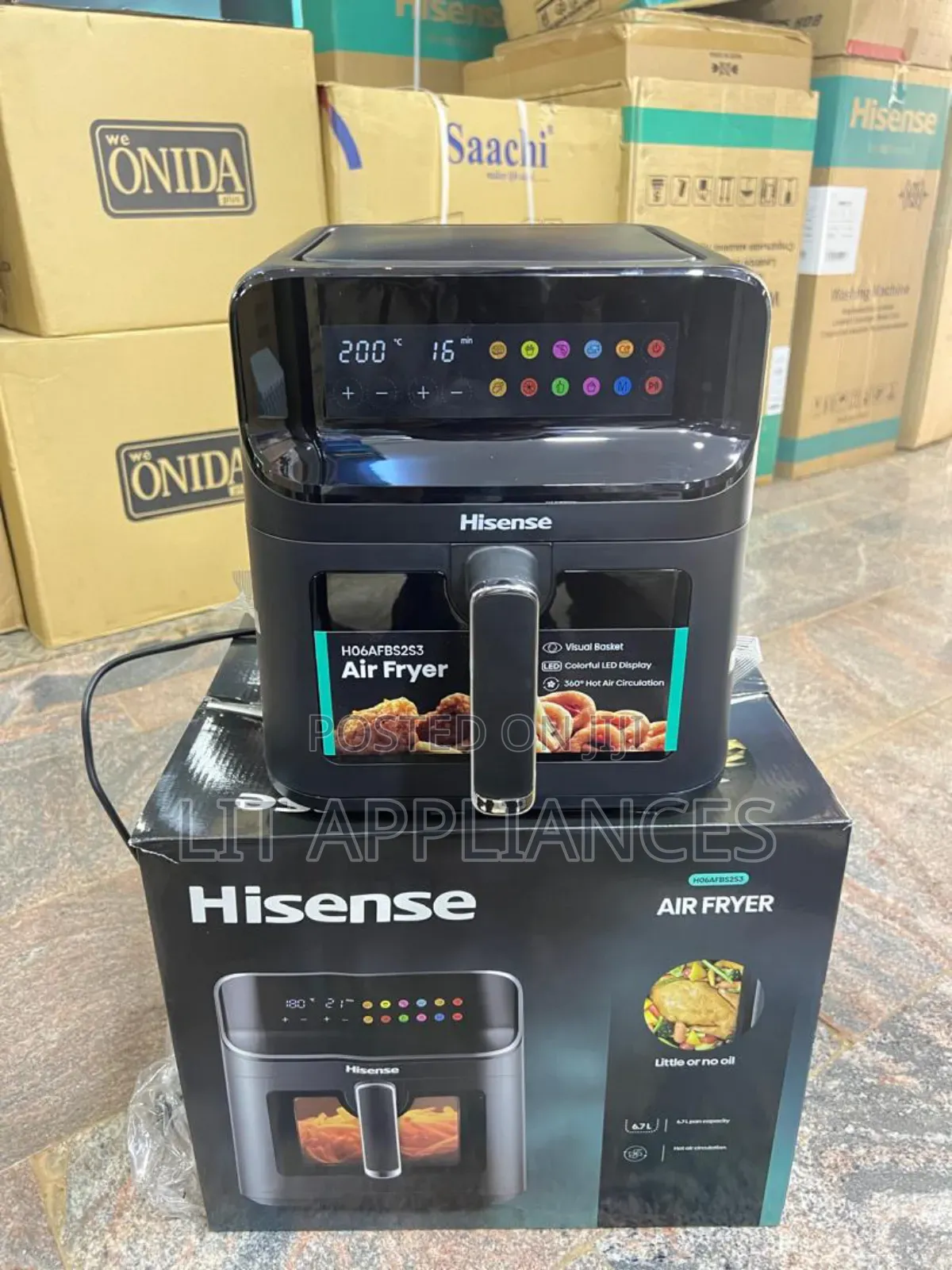 Hisense Air Fryer 6.7l Digital.