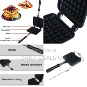 Non-Stick Waffle Maker Waffle Iron Fit for Waffles Sandwich Toaster