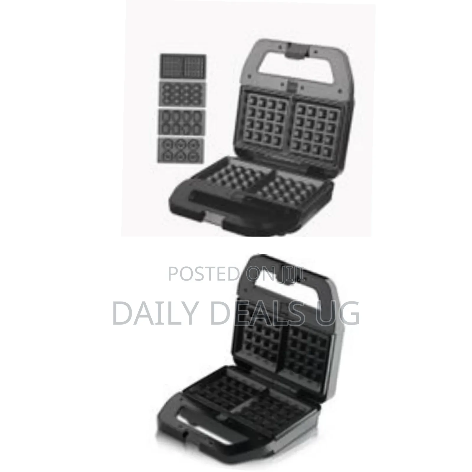 DSP 4 in 1 Waffle Maker Sandwich Nuts Donuts Shells Maker Machine