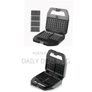 DSP 4 in 1 Waffle Maker Sandwich Nuts Donuts Shells Maker Machine