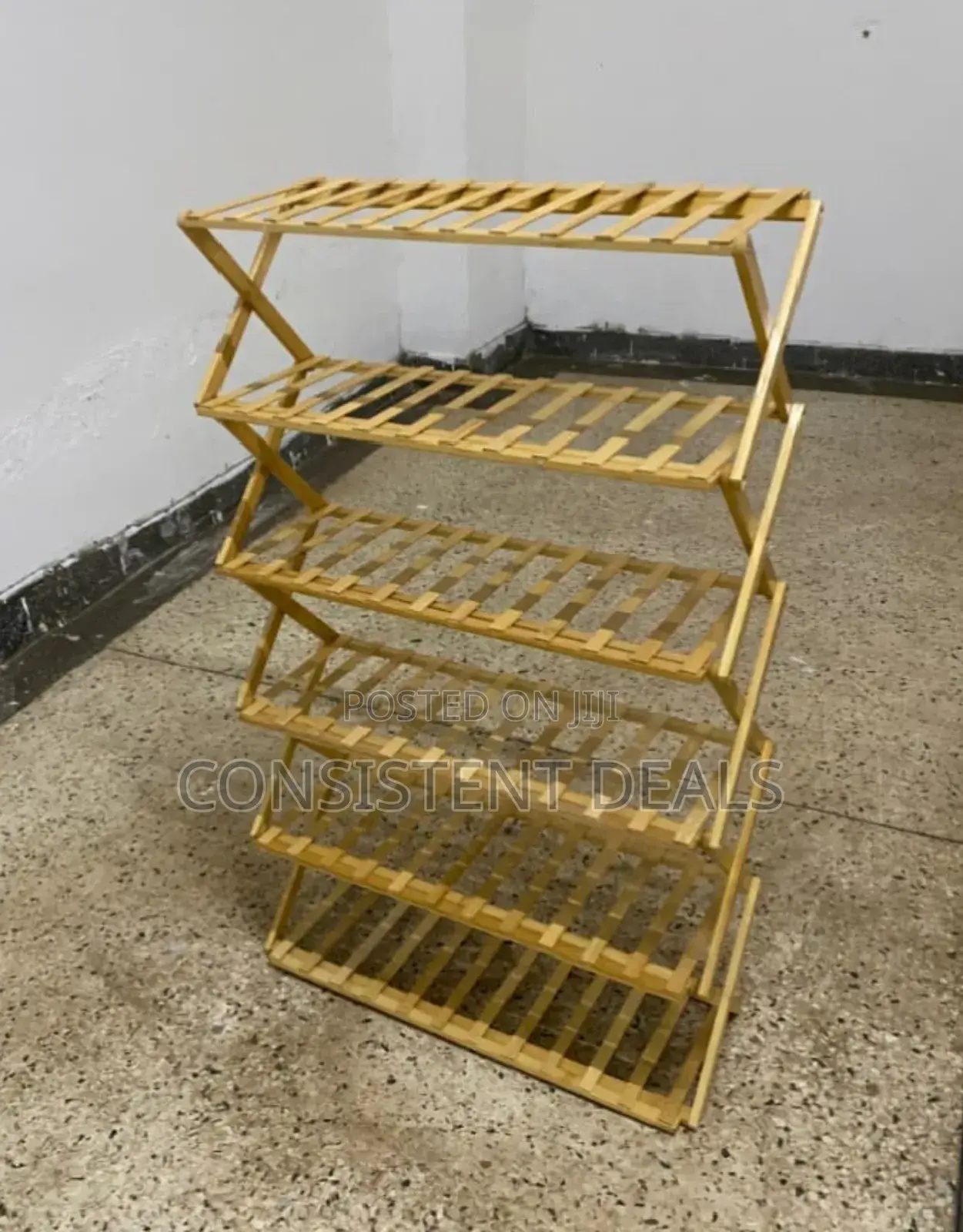 6 Layer Bamboo Shoe Rack