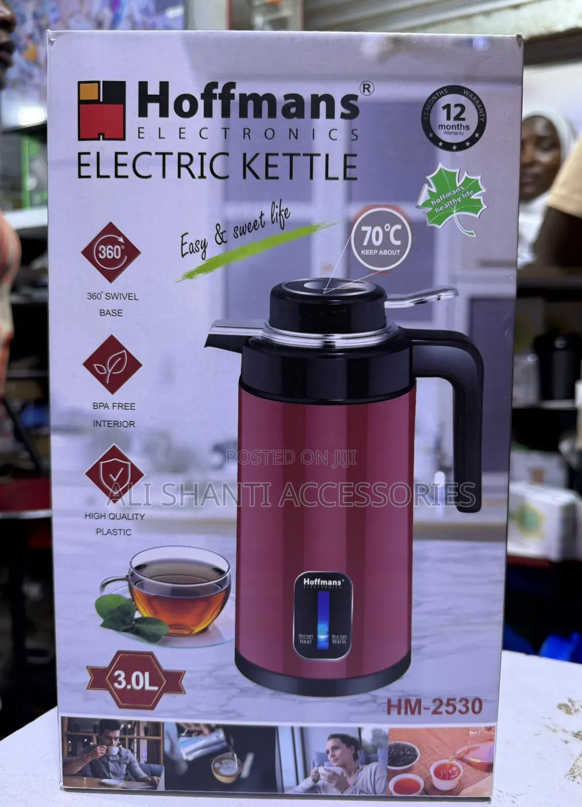 Electric Thermal and Flask Kettle Hoffman 3.0l
