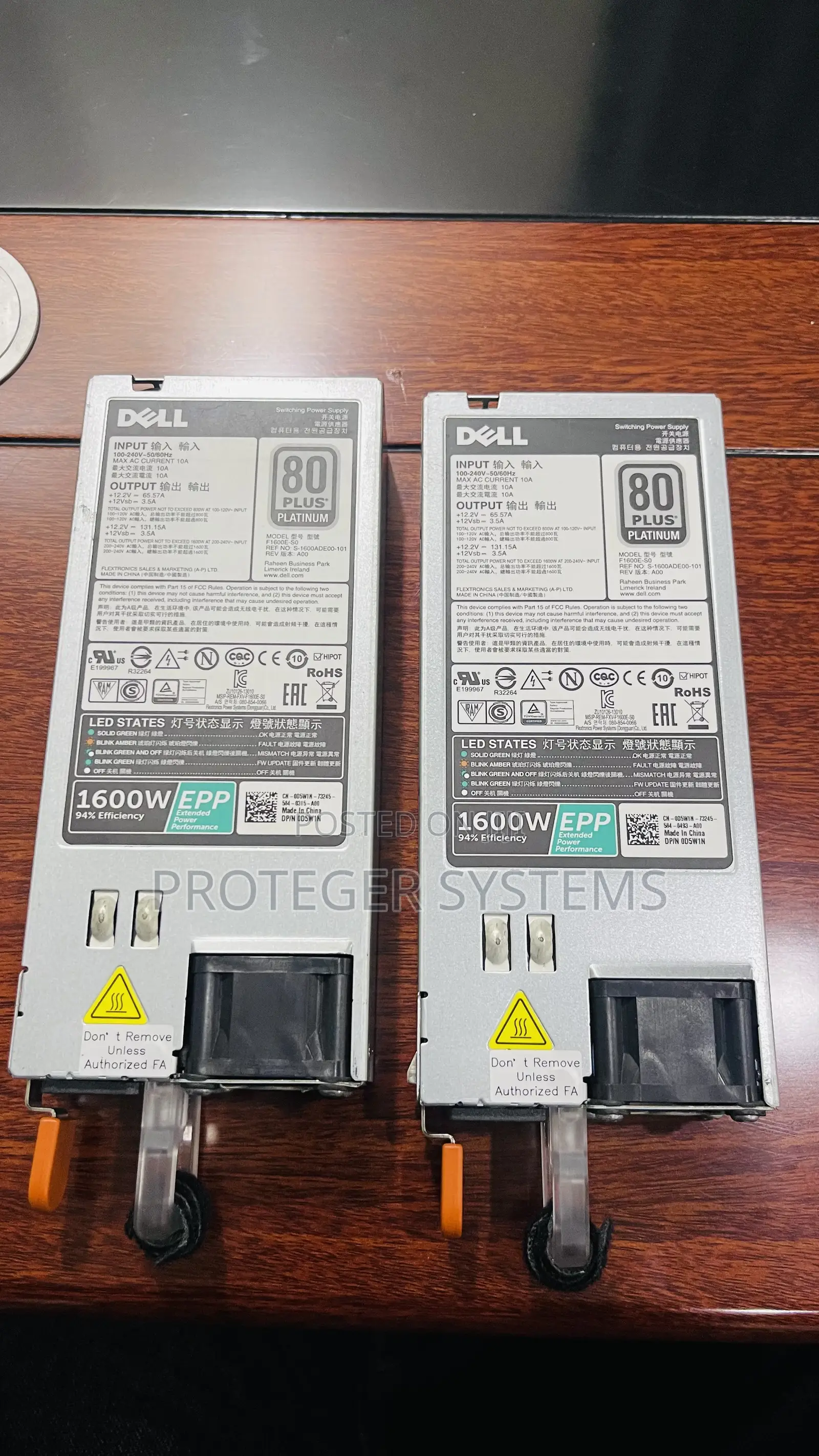 Dell Poweredge Emc 1600w Power Supply