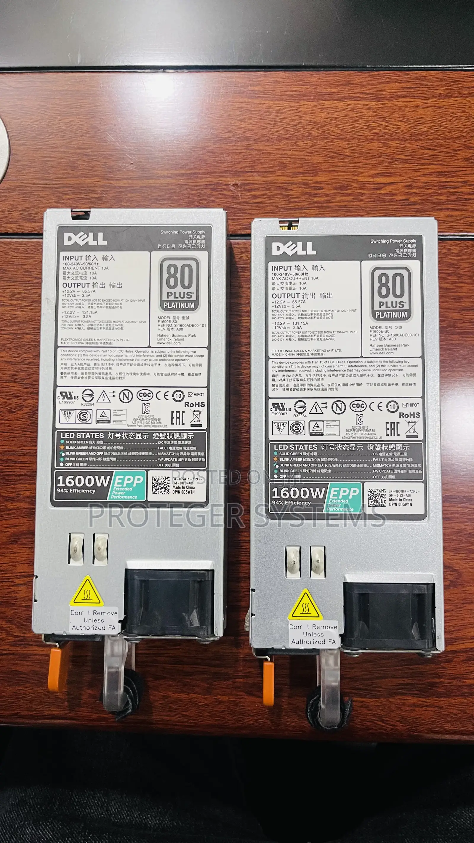Dell Poweredge Emc 1600w Power Supply
