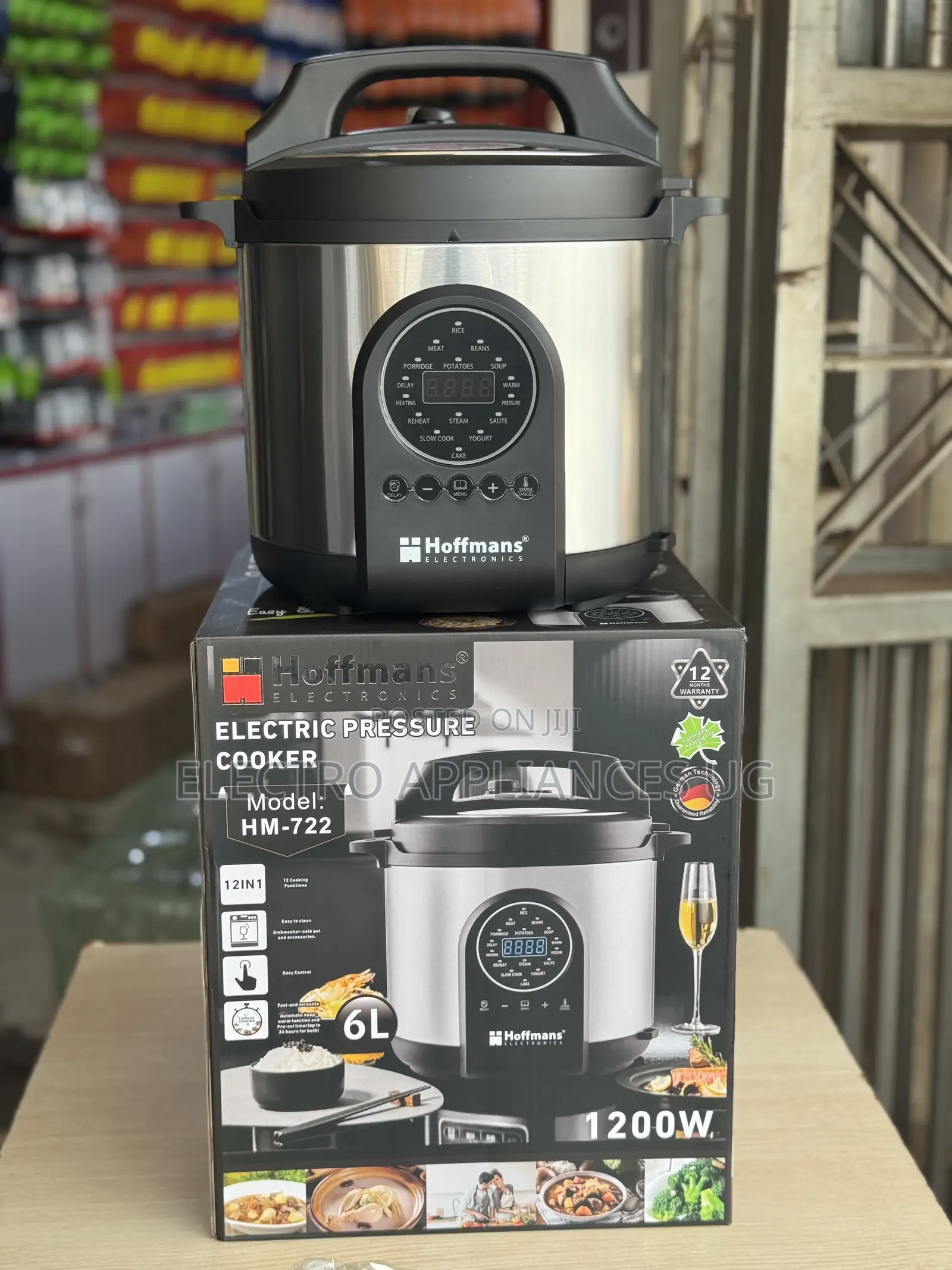 Hoffmans Electric Pressure Cooker, Model Hm-722.