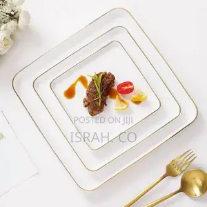 3pc Creative Western Food Ceramic Dinner Plate