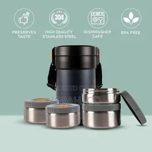 Home Puff Double Wall Vacuum Insulated Stainless Office Lunch Box