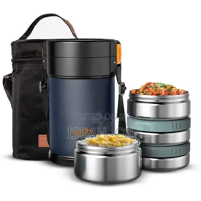 Home Puff Double Wall Vacuum Insulated Stainless Office Lunch Box