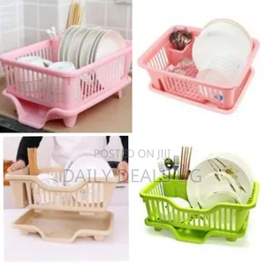 Sink Side Dish Kitchen Drying Rack Drainer Board Dish Holder and Tray